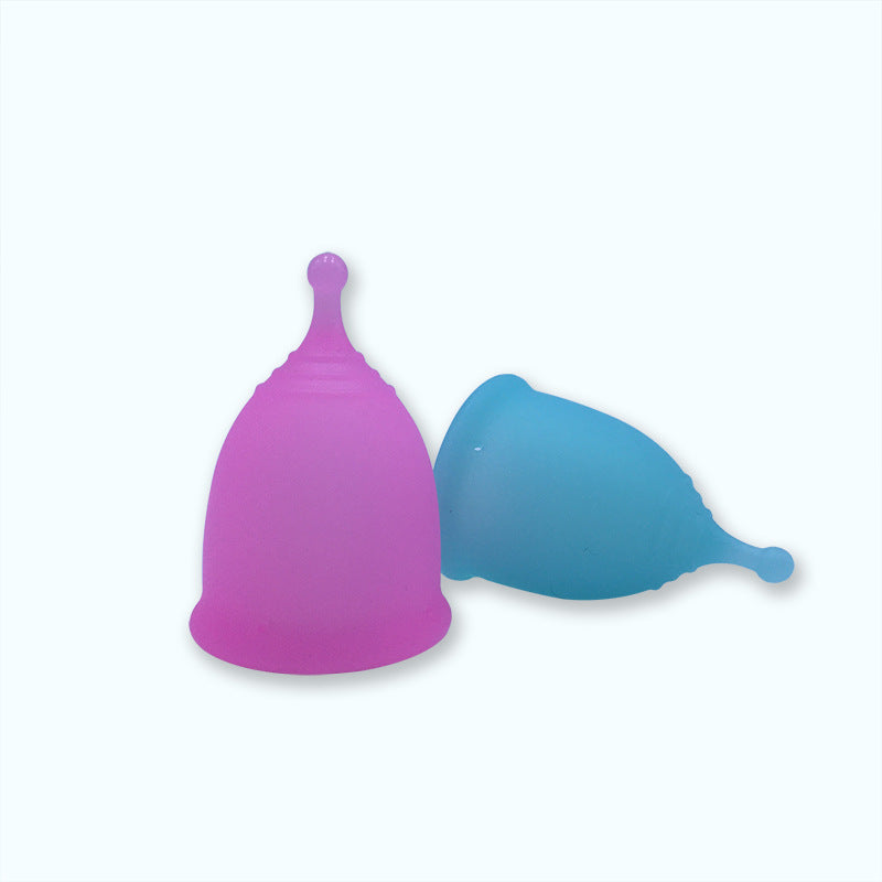 Medical Grade Silicone Menstrual Cup in black, reusable period care solution for comfortable menstrual management.