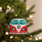Hippie Van Beaded Ornament