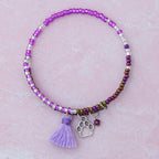 Fair Trade Beaded Paw Print Adjustable Bracelet!