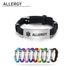 Medical Silicone Bracelet in multiple colors featuring a Diabetic ID tag for health awareness. Medical Silicone Bracelet in multiple colors featuring a Diabetic ID tag for health awareness.