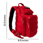 My Medic Recon First Aid Kit Backpack with Emergency Medical Supplies - Red MM-KIT-U-LG-RED-STN