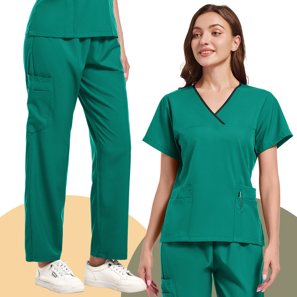 Doctors Scrub Suit in various colors highlighting comfortable work uniform for medical professionals.