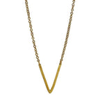 Equator Brass Necklace