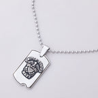 St. Michael Military Dog Tag Necklace
