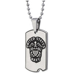 St. Michael Military Dog Tag Necklace