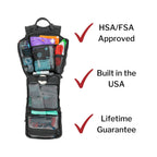 My Medic Recon First Aid Kit Backpack with Emergency Medical Supplies, Black MM-KIT-RCN-STN-BLK