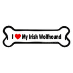 I Love My Dog Car Magnet: Breeds A - K