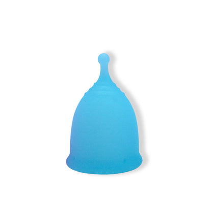 Medical Grade Silicone Menstrual Cup in black, reusable period care solution for comfortable menstrual management.