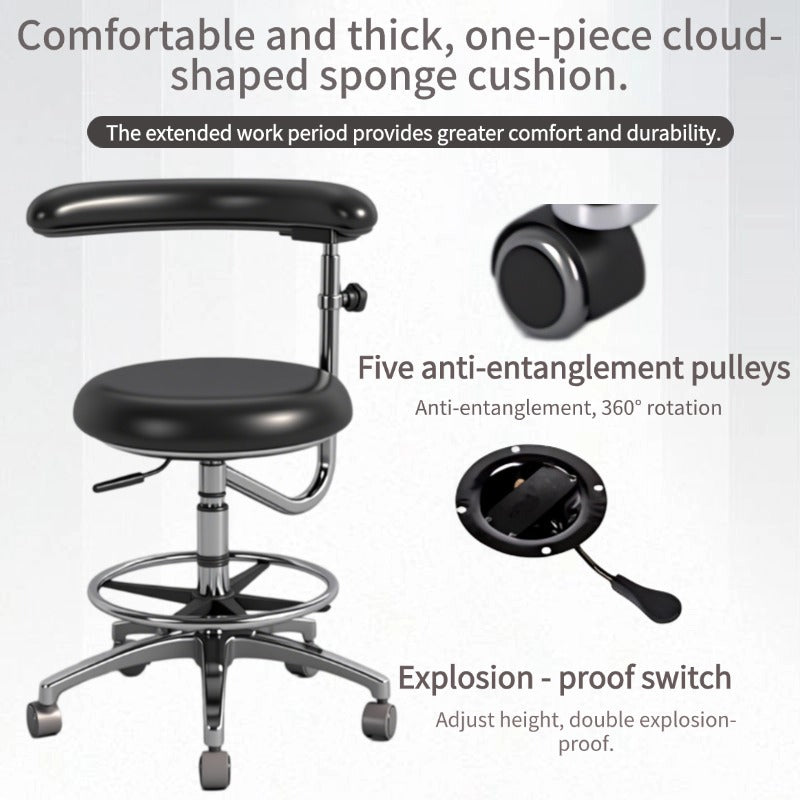 Dental Nurse Chair [Lift Seat] | Dentist &amp; Hospital Work Chair