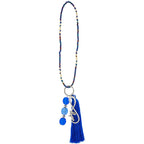 Blue Hope Beaded Bag Charm!