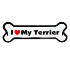 I Love My Dog Car Magnet: Breeds L - Z