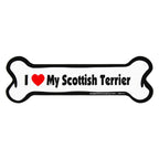I Love My Dog Car Magnet: Breeds L - Z