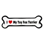 I Love My Dog Car Magnet: Breeds L - Z