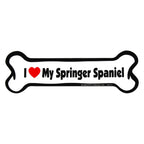 I Love My Dog Car Magnet: Breeds L - Z