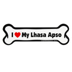 I Love My Dog Car Magnet: Breeds L - Z