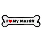 I Love My Dog Car Magnet: Breeds L - Z