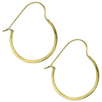 Sasa Hoop Brass Earrings