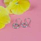 Chunky Swirl Sterling Silver Earrings
