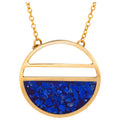 Half Full Lapis Necklace