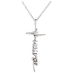 Healthcare Superhero Sterling Silver Necklace