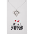 Healthcare Superhero Sterling Silver Necklace