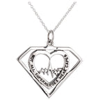 Healthcare Superhero Sterling Silver Necklace