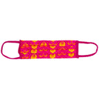 Pleated Pattern Face Mask & Carrying Bag
