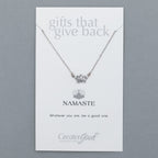 Mindfully Living Pewter Necklace