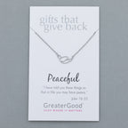 Mindfully Living Pewter Necklace