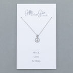 Mindfully Living Pewter Necklace