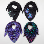 Fleece Lined Oversized Bandana Scarf