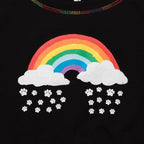 Paw Print Rainbow Short Sleeve T-Shirt