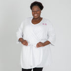 Paw Print Jersey Knit Robe
