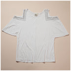 Cold Shoulder Rhinestone Top