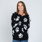 Cozy in Paws Knit Sweater