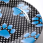 Paw Print Salad Plates - Set of 4