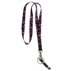 Pink Ribbons & Dragonflies Multi Use Lanyard