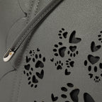Bow & Hearts Paw Print Handbag