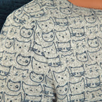 Cat Sketch Long Sleeve Shirt