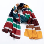 Hand-Painted Horizon Scarf