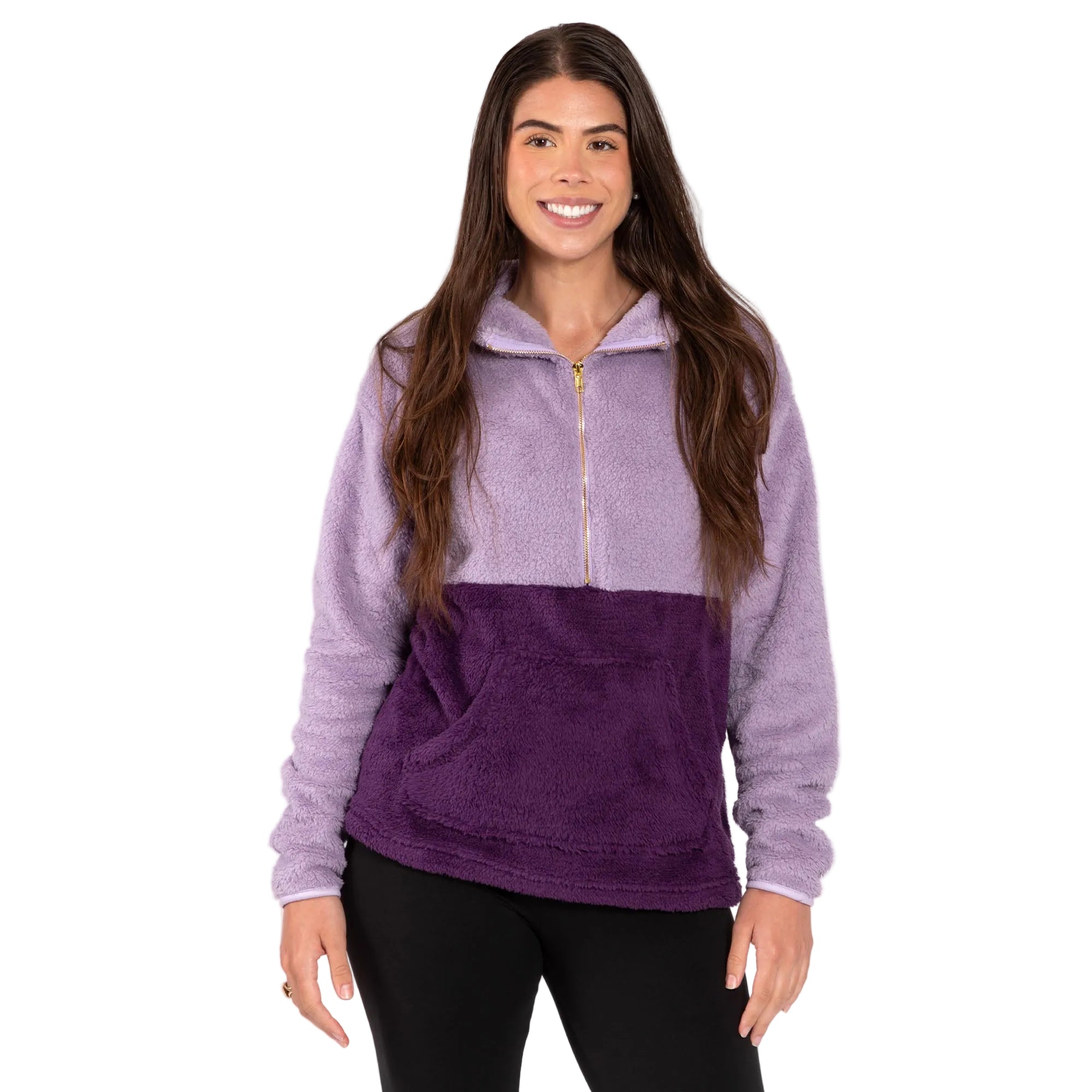 Two Tone Fleece Pullover