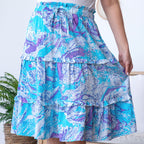 Swirl Dye Ruffle Separates