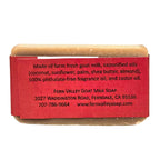 Handmade Goat Milk Soap | Shower Bar | Dragon's Blood