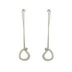 Enchanting Sterling Silver Long Earrings