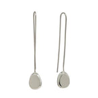 Balanced Sterling Silver Long Earrings