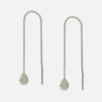 Balanced Sterling Silver Long Earrings