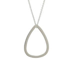 Emotive Raindrop Sterling Silver Necklace