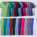 Women's Medical Scrub Uniform Set