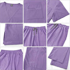Women's Medical Scrub Uniform Set