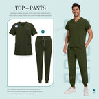 Unisex Multicolor Medical Scrub Sets